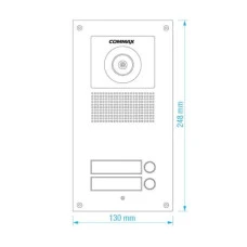 Многоабонентская вызывная панель Commax DRC-2UC Silver