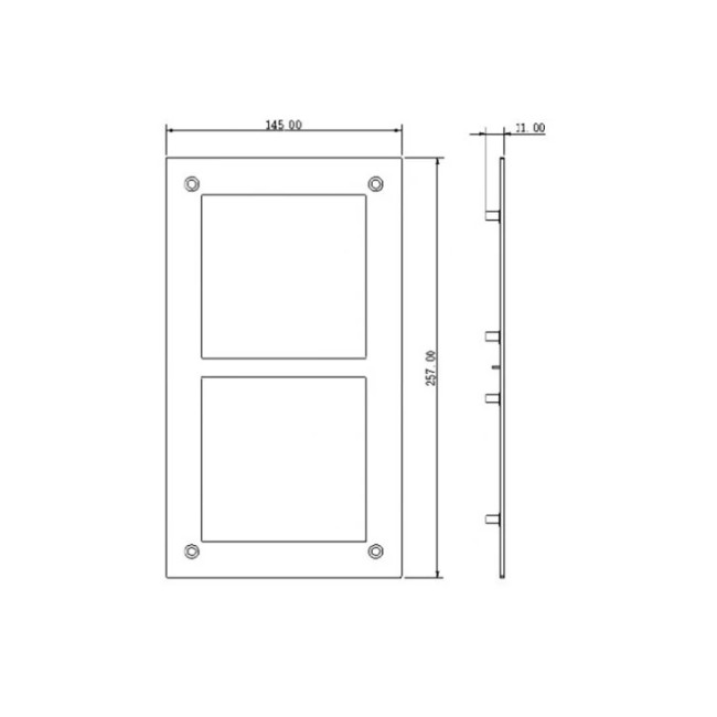 Декоративная рамка расширения Dahua DH-VTOF002 Dahua 7447