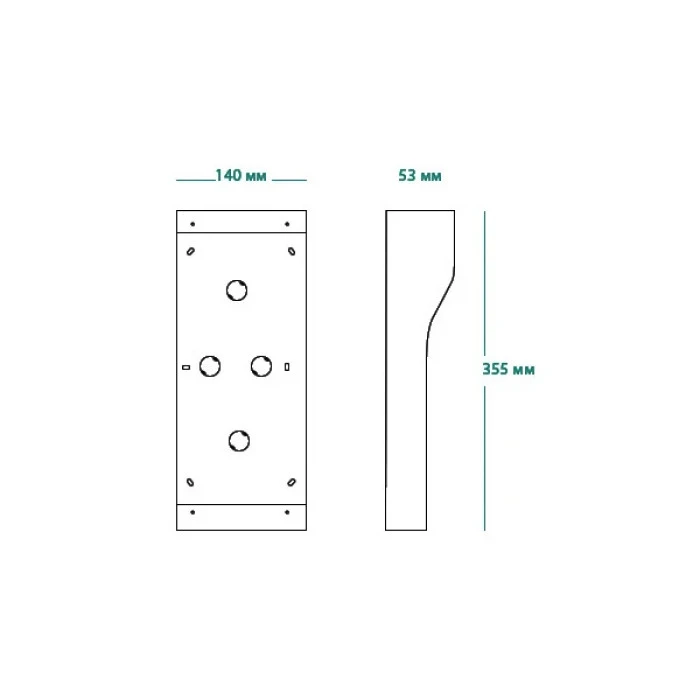 Кронштейн Bas-IP BR-AA для панелей AA-03, AA-05, AA-07 Bas-IP 7311
