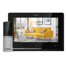 Комплект видеодомофона Arny AVD-7123 Black/Silver