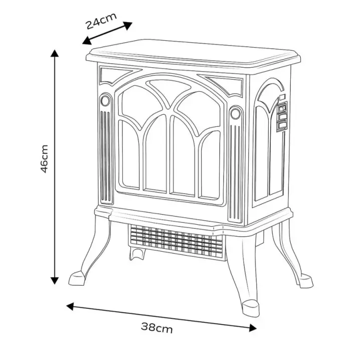 Камін електричний декоративний Neo Tools 90-110