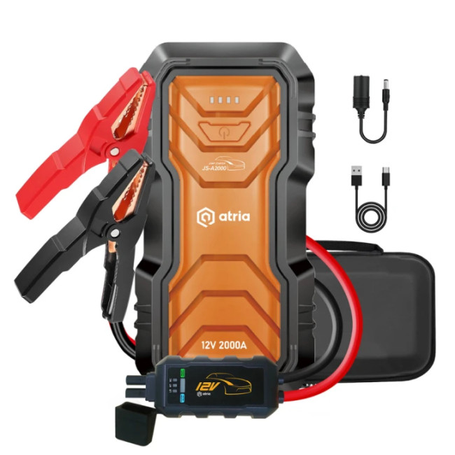 Автономное пусковое устройство Atria JS-A2000 2000A/16000mAh Black