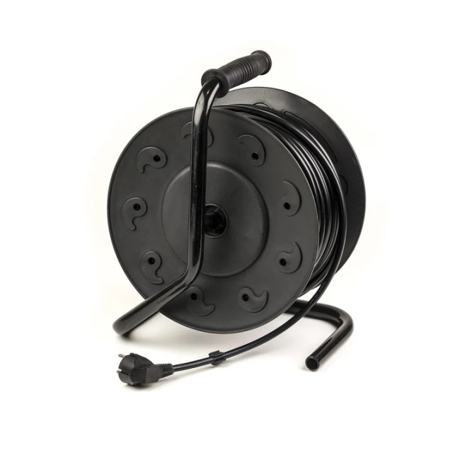 Удлинитель на катушке PowerPlant 50 м, 3x1.5мм2, 10А, 4 розетки (JY-2002/50) PowerPlant 8947