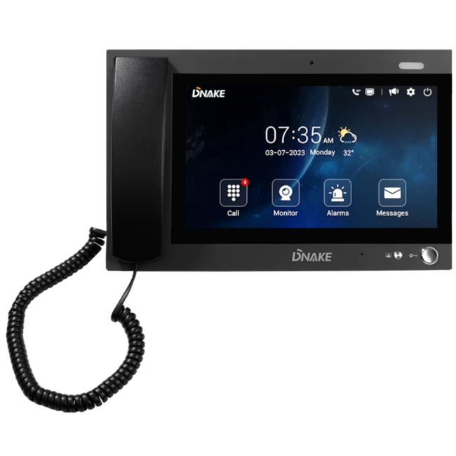 IP-видеодомофон Dnake 902С-А Black (00-00009448)