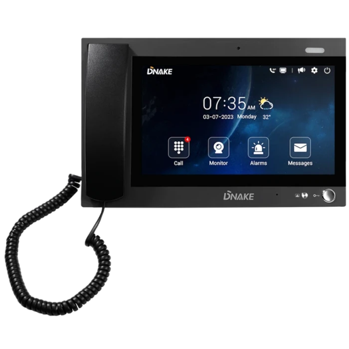 IP-видеодомофон Dnake 902С-А Black (00-00009448)