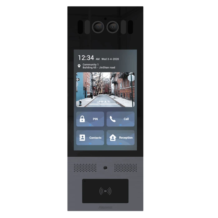 Многоабонентская вызывная панель Akuvox X915S Black