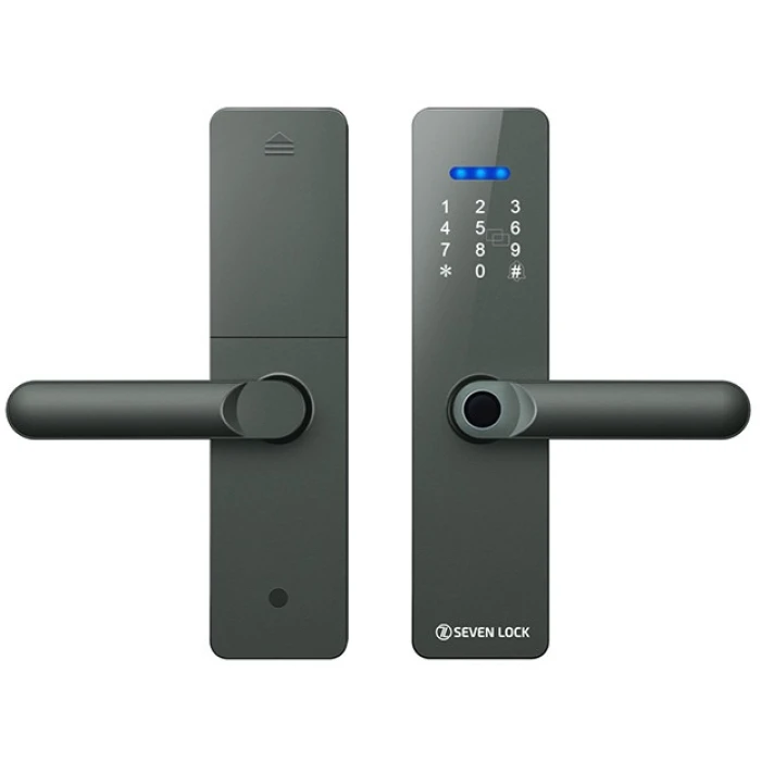 Розумний біометричний замок SEVEN LOCK SL-7740BF Gray (SL7740BFg)