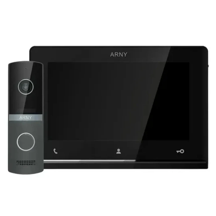 Комплект відеодомофону Arny AVD-7123 Black/Graphite