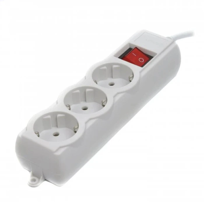 Сетевой фильтр Gembird серый, 1,8 м кабель, 3 розетки SPG3-G-6G-PRO Gembird 17560