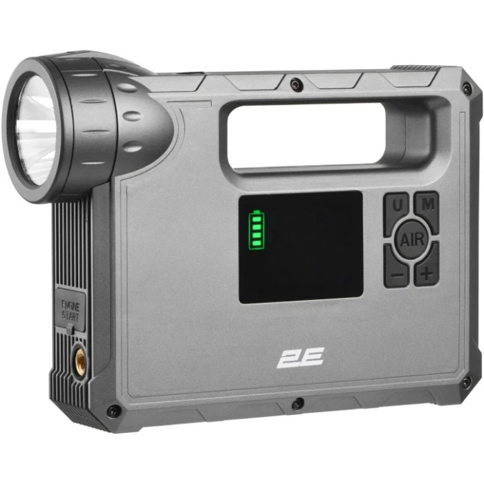 Пуско-зарядное устройство 2E Pitman с автомобильным компрессором и фонарем, 10000 mAh (2E-CJSPBPL-BK)