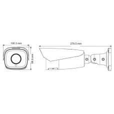 IP-видеокамера уличная TVT TD-9423A3-LR (2.8-12) White (77-00186)