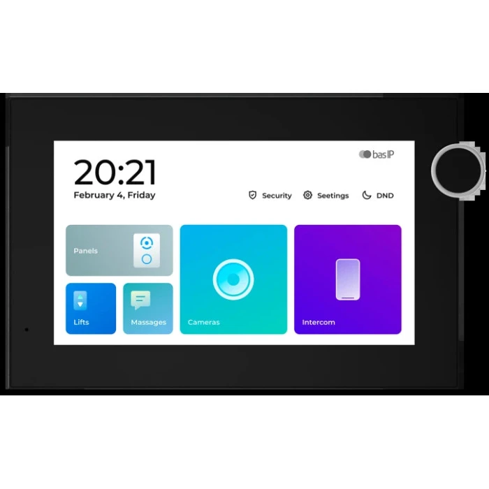 IP відеодомофон Bas-IP AZ-07LL Black (AZ-07LL_B)