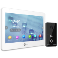 Комплект видеодомофона Neolight Mezzo Hybrid IPWO Kit (Mezzo Hybrid + Optima IPW) Black