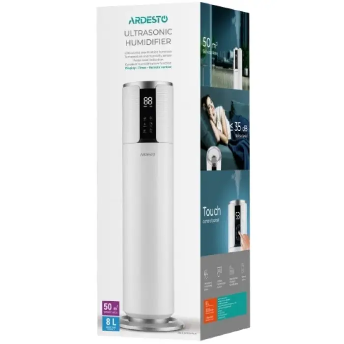 Зволожувач повітря Ardesto USH-M-CNTRTCH-8L-W