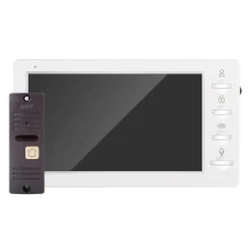 Комплект відеодомофону Arny AVD-7008FHD White/Brown