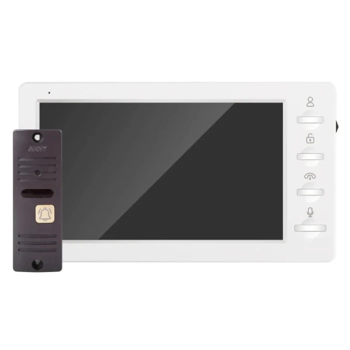 Комплект відеодомофону Arny AVD-7008FHD White/Brown