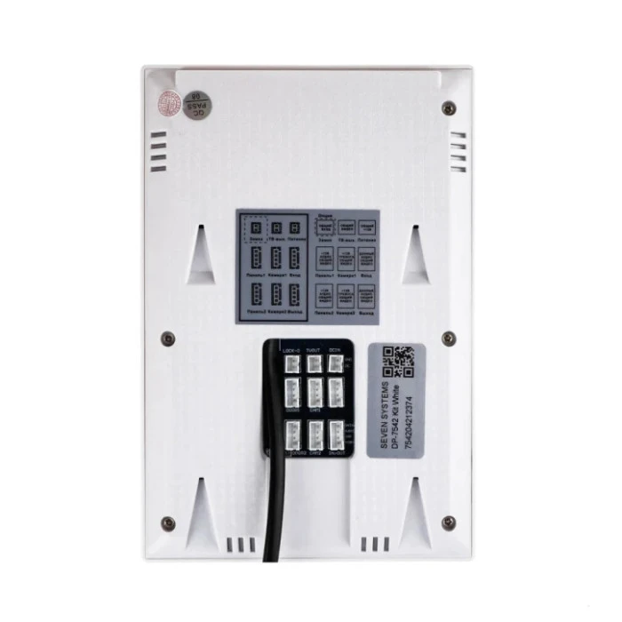 Комплект видеодомофона SEVEN DP-7542 White