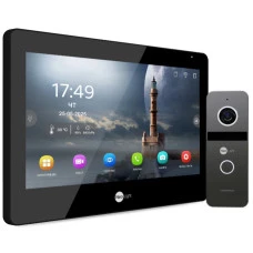 Комплект видеодомофона Neolight Mezzo Hybrid IP Kit (Mezzo Hybrid + Solo IP + РоЕ адаптер) B/Graphite