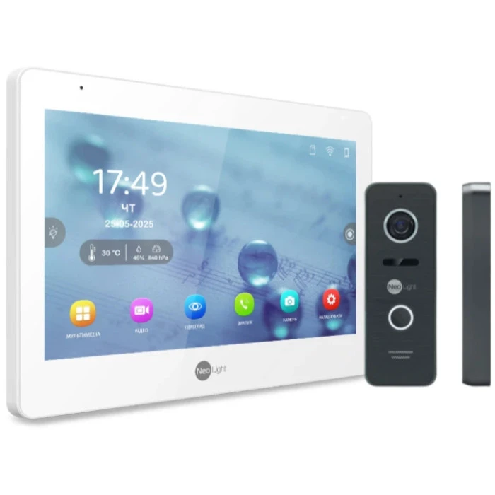 Комплект видеодомофона Neolight Mezzo Hybrid HD Kit (Mezzo Hybrid + Prime FHD) Black