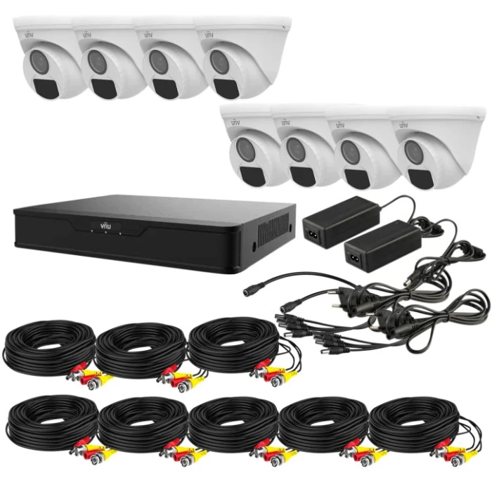 Комплект відеоспостереження Uniview AHD 8DOME