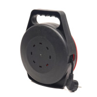 Удлинитель на катушке PowerPlant 10 м, 3x1.5мм2, 10А, 4 розетки (JY-2002/10) PowerPlant 8941