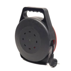 Удлинитель на катушке PowerPlant 10 м, 3x1.5мм2, 10А, 4 розетки (JY-2002/10) PowerPlant 8941