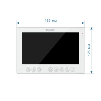 Видеодомофон Samson SM-7FHD-A White