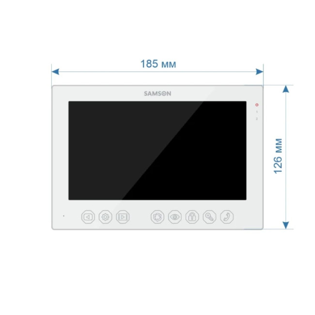 Видеодомофон Samson SM-7FHD-A White