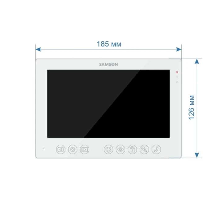 Видеодомофон Samson SM-7FHD-A White