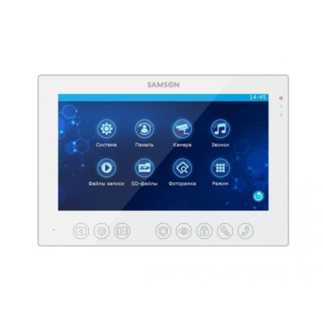 Видеодомофон Samson SM-7FHD-A White
