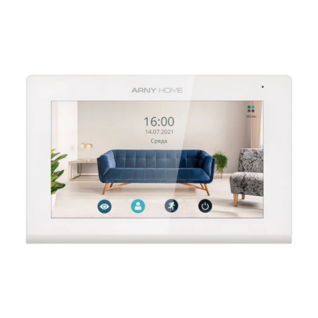 Видеодомофон Arny AVD-742A 2MPX Wi-Fi White