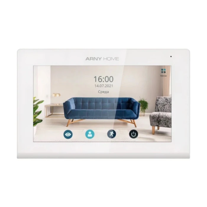 Видеодомофон Arny AVD-742A 2MPX Wi-Fi White