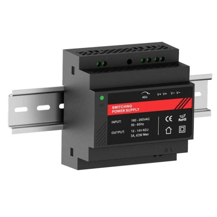 Джерело безперебійного живлення Kraft PSU-1203DIN(P) з кріпленням на DIN-рейку (43-00107)