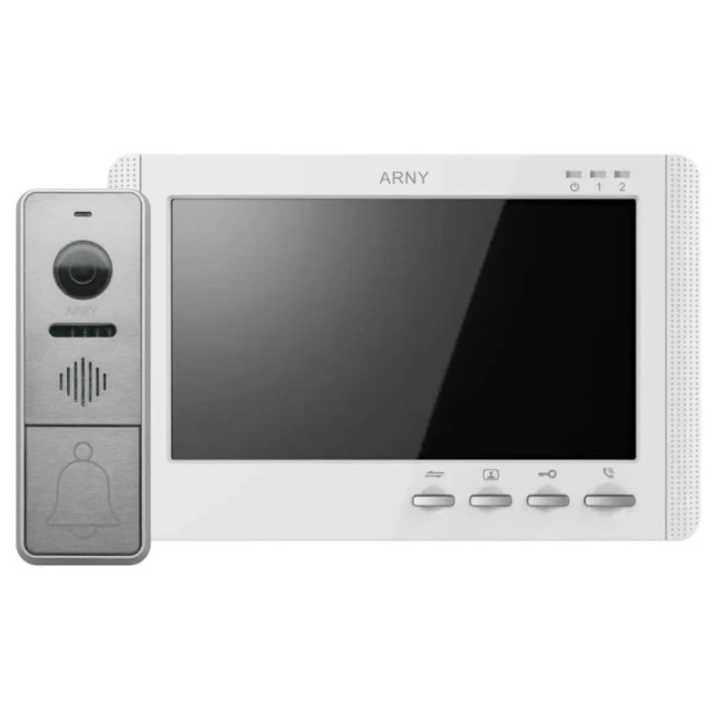 Комплект видеодомофона Arny AVD-7942 White/Silver