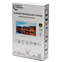 Відеодомофон Light Vision 7″AMSTERDAM FHD White (82-00206)