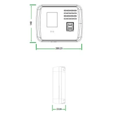 Біометричний термінал ZKTeco MB460
