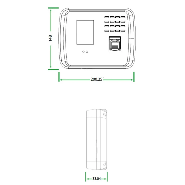 Біометричний термінал ZKTeco MB460