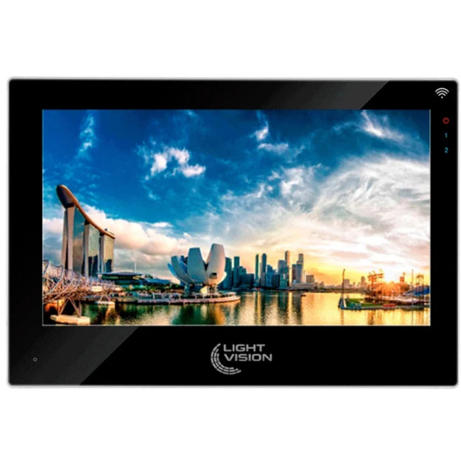 Видеодомофон Light Vision 10″ WiFi Tuya SINGAPORE FHD Black (82-00233)