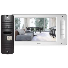 Комплект видеодомофона Arny AVD-7005 White/Dark brown