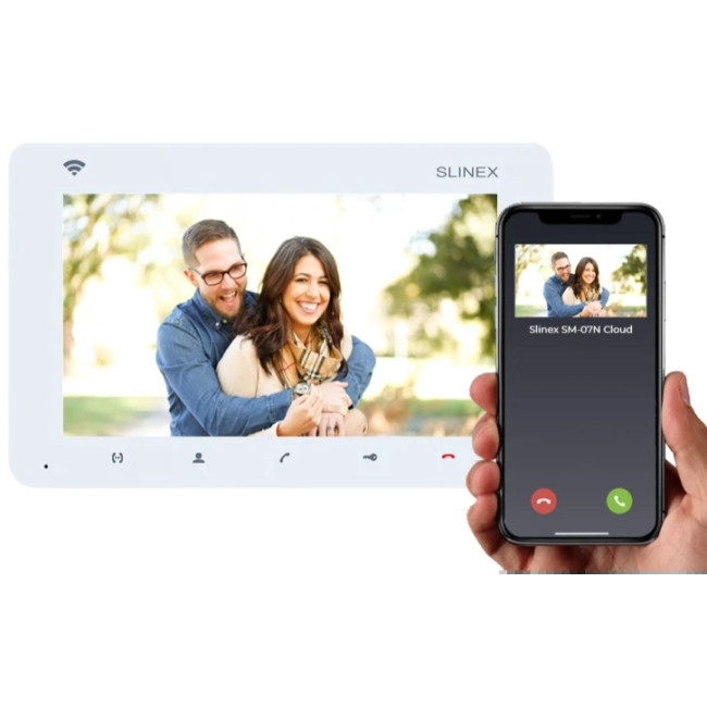 Видеодомофон Slinex SM-07N Cloud White (SM-07N_W)