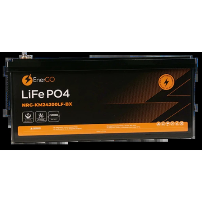 Аккумулятор EnerGo LiFePO4 24V 200Ah (NRG-KM24200LF-BX)