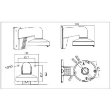 Кронштейн Hikvision DS-1272ZJ Hikvision 1881