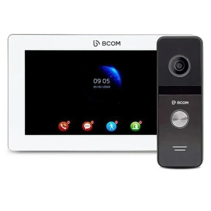 Комплект видеодомофона BCOM BD-770FHD/T Kit White (240558)