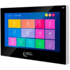 Видеодомофон Light Vision 10″ WiFi Tuya SINGAPORE FHD Black (82-00233)