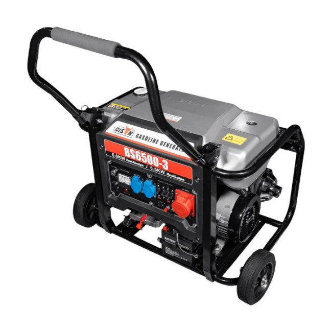 Генератор бензиновый Bison BS6500-3 Black (41-00407)