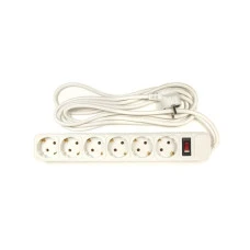 Сетевой фильтр PowerPlant 3 м, 3x1.5мм2, 10А, 6 розеток (JY-1057/3) PowerPlant 8954