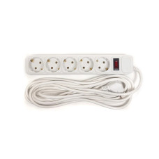 Сетевой фильтр PowerPlant 5 м, 3x1.5мм2, 10А, 5 розеток (JY-1056/5) PowerPlant 8955