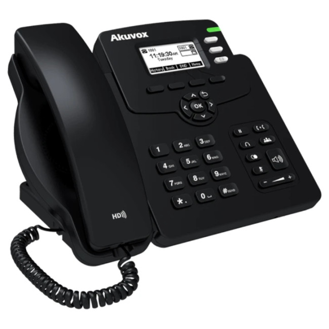 SIP телефон Akuvox SP-R52P V2 Black Akuvox 14619-1