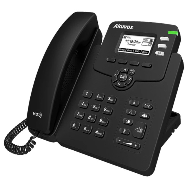 SIP телефон Akuvox SP-R52P V2 Black Akuvox 14619-1