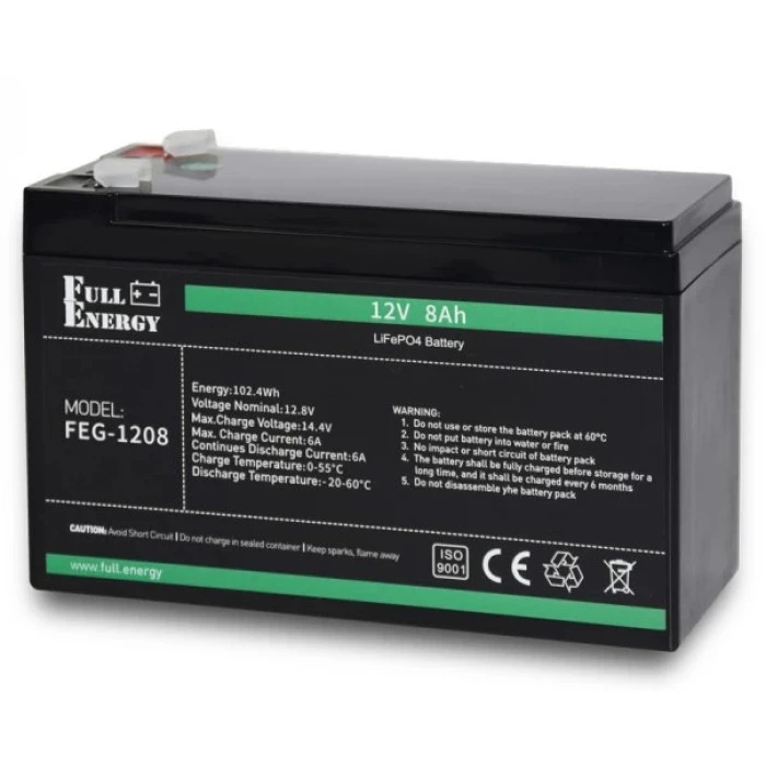 Аккумуляторная батарея Full Energy FEG-128 12В 8Ач